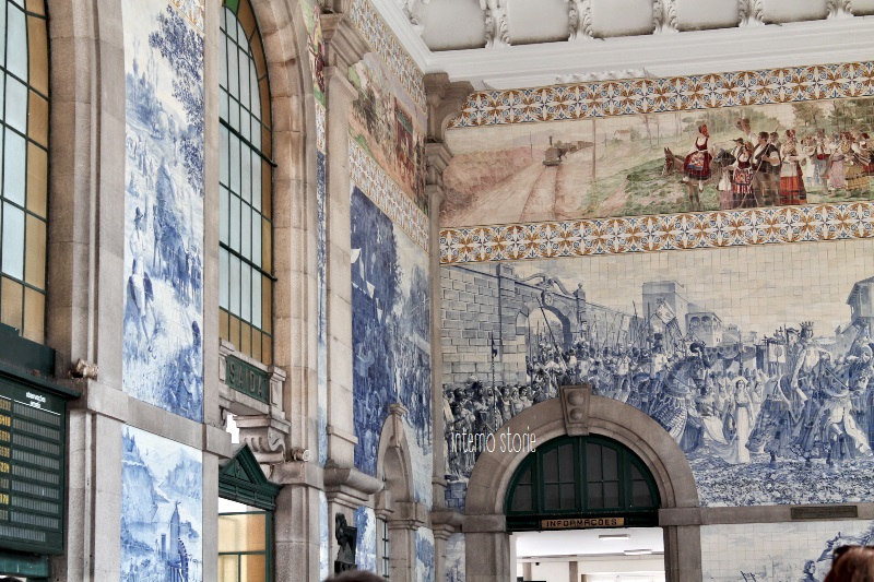 Diario di bordo - Porto è un azulejo Coimbra è bianca - Sao Bento - interno storie