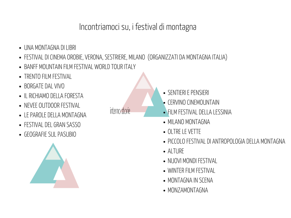 Scalare le pagine, la montagna nei libri - festival - interno storie